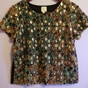 Weston Wear for Anthropologie embellished top